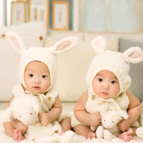 Home Twin Cute Bunny Set Combo